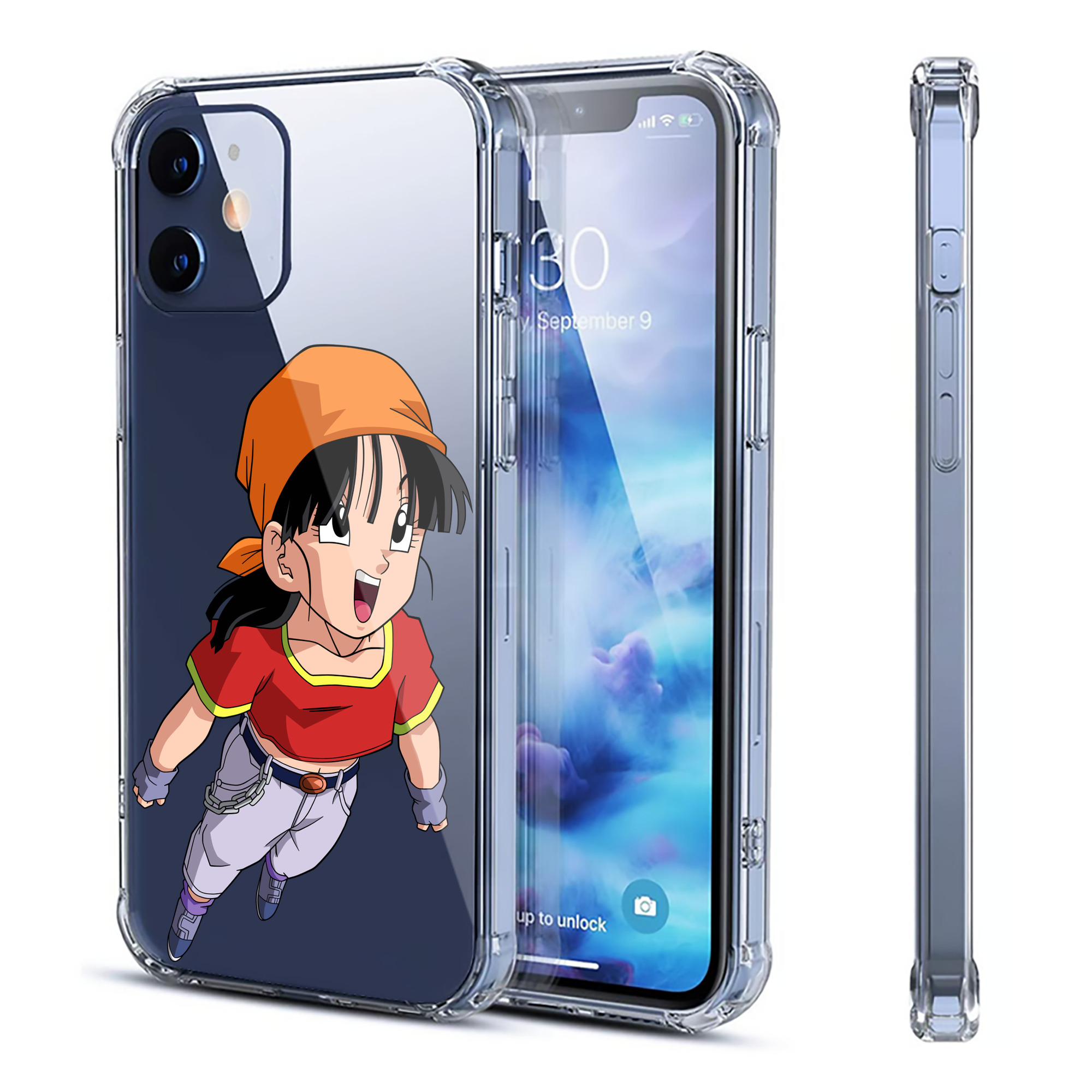 （画像用） ドラゴンボール パン DRAGON BALL Pan 【iPhone 12シリーズ対応】透明スマホケース（クリアソフトケース）